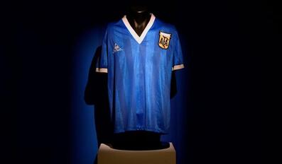 Maradona's 'Hand of God' shirt headlines Qatar exhibit during World Cup